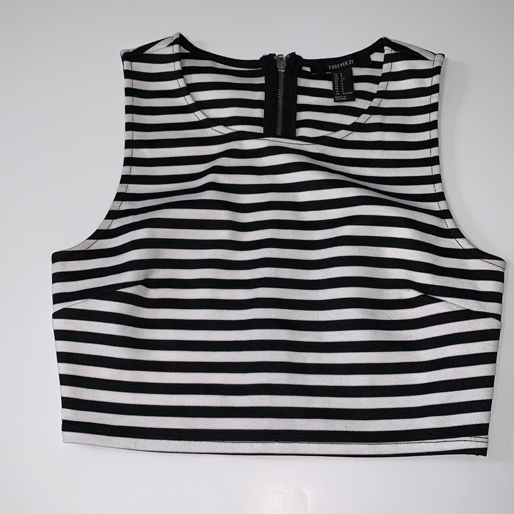 Striped Crop top size small